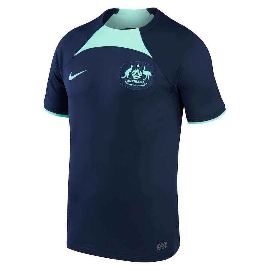 Australia National Team Away Stadium Shirt 2022  customized Jersey Unisex - Navy - Jersey Teams World