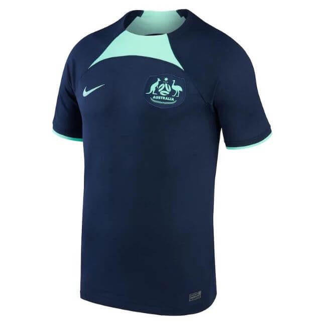 Australia Away Stadium Unisex Shirt 2022 Customized Jersey - Navy - Jersey Teams World