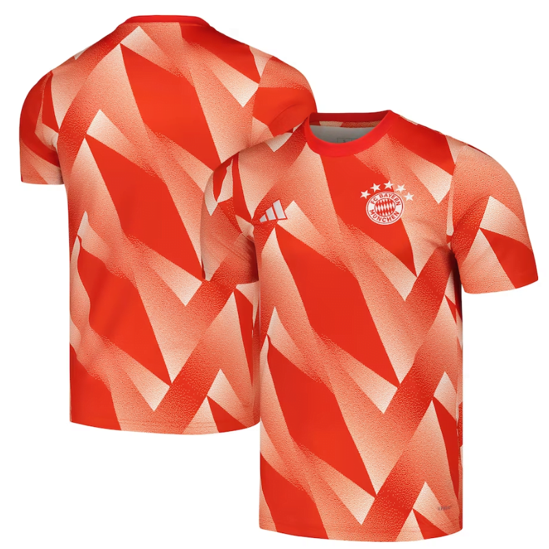 Bayern Munich Shirt  2023/2024 Pre-Match Top - Red - Jersey Teams World