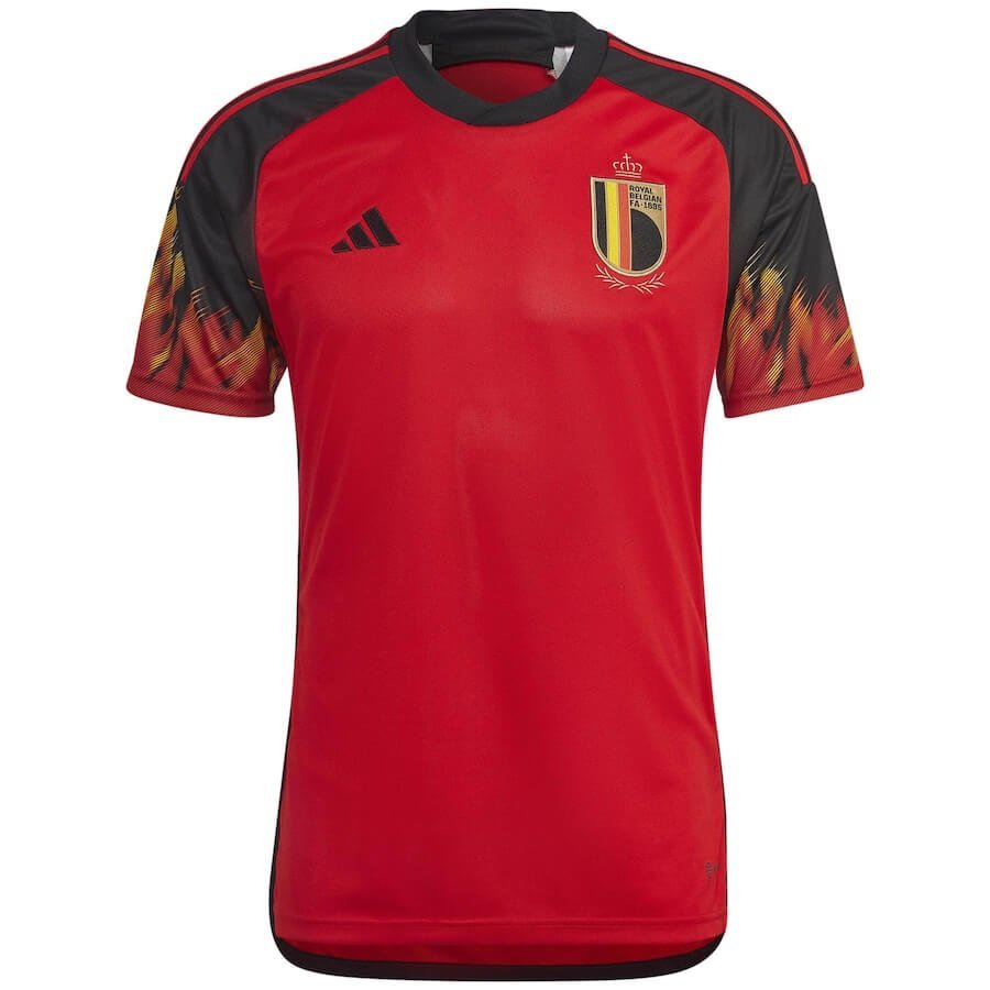 Belgium National Team Home Shirt 2022  customized Jersey Unisex - Red - Jersey Teams World