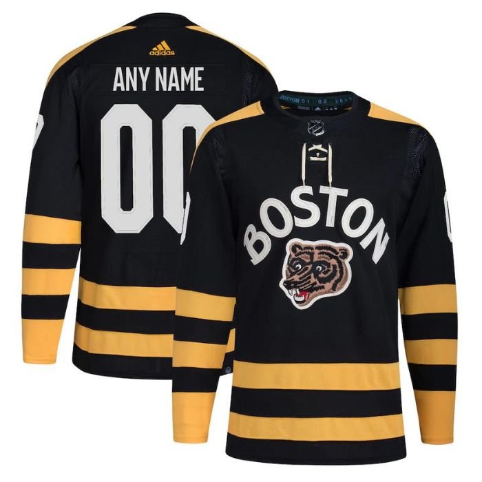 Boston Bruins Unisex 2023 Winter Classic Personalized Jersey - Black - Jersey Teams World