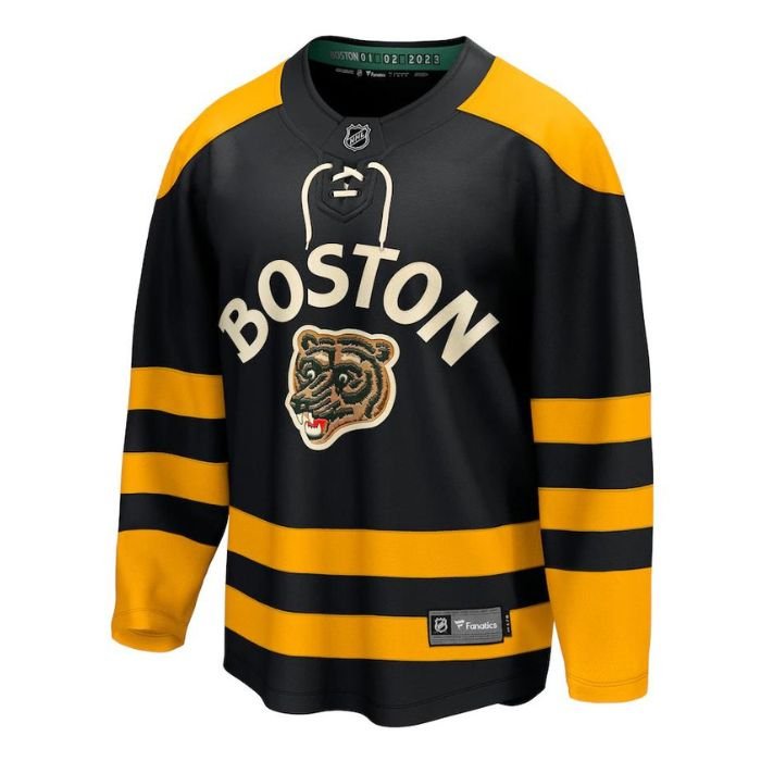 Boston Bruins ed 2023 Winter Classic Breakaway Jersey - Black - Jersey Teams World