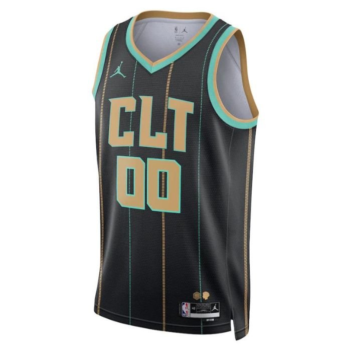 Charlotte Hornets Unisex Shirt 2023 Swingman Custom Jersey - City Edition - Black - Jersey Teams World