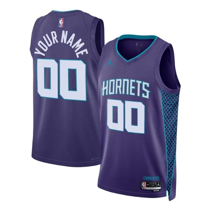 Charlotte Hornets Unisex Shirt 2023 Swingman Customized Jersey - Statement Edition - Teal - Jersey Teams World