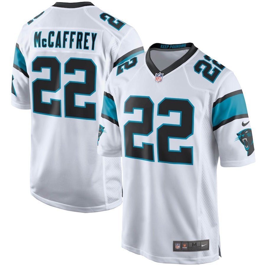 Christian McCaffrey Carolina Panthers Team 2022 Game jersey Unisex - White - Jersey Teams World