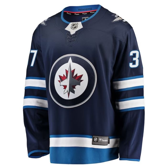 Connor Hellebuyck Winnipeg Jets Team Breakaway Unisex Player  Jersey - Navy - Jersey Teams World