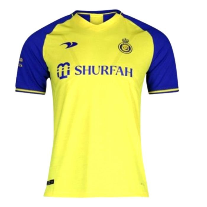 Cristiano Ronaldo 7 Al Nasser Team 2022/23 Unisex Shirt  Jersey – Yellow - Jersey Teams World