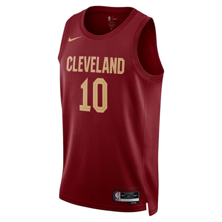 Darius Garland 10 Cleveland Cavaliers  2022/23  Jersey Wine - Icon Edition - Jersey Teams World