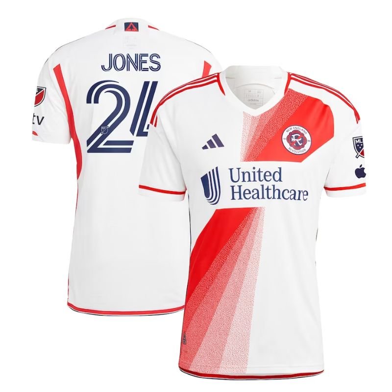 DeJuan Jones New England Revolution  Unisex Shirt 2023/24 - White - Jersey Teams World