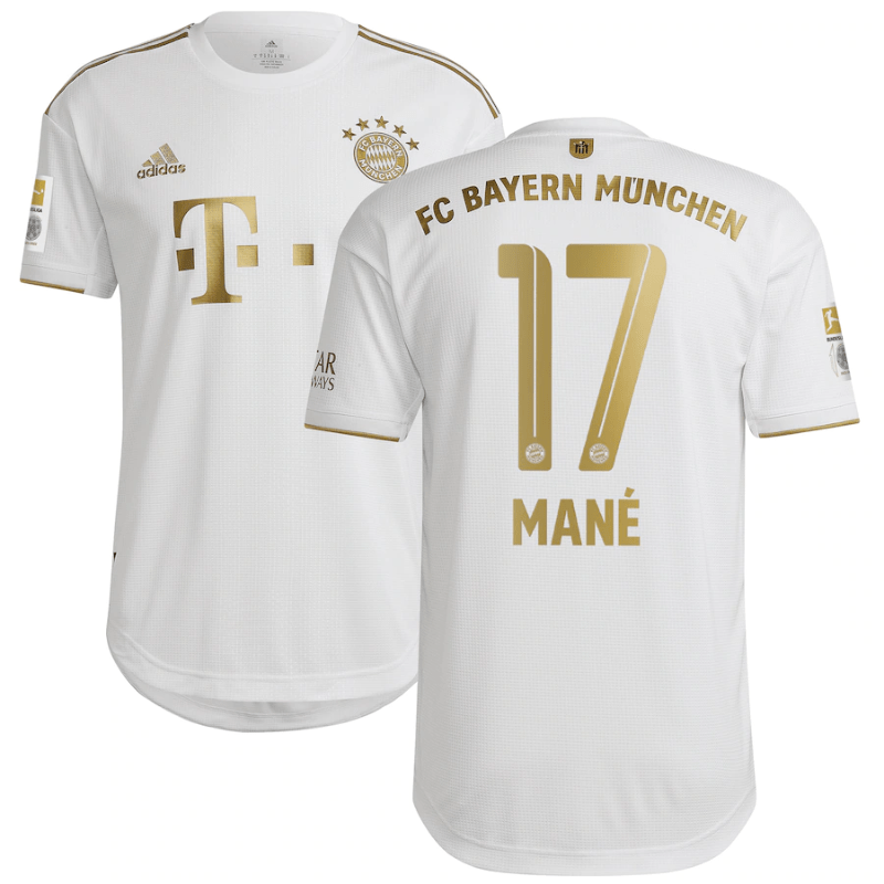 FC Bayern Munich HAway Shirt 2022-23 with Mané 17 printing Jersey- - Jersey Teams World