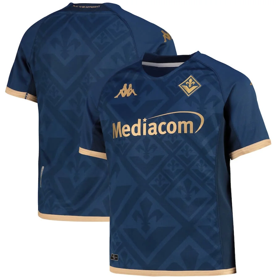Fiorentina-Third-Shirt-2022-23-Custom-Unisex-Navy-2 Fiorentina Third Shirt 2022-23 Custom Unisex - Navy - Jersey Teams World