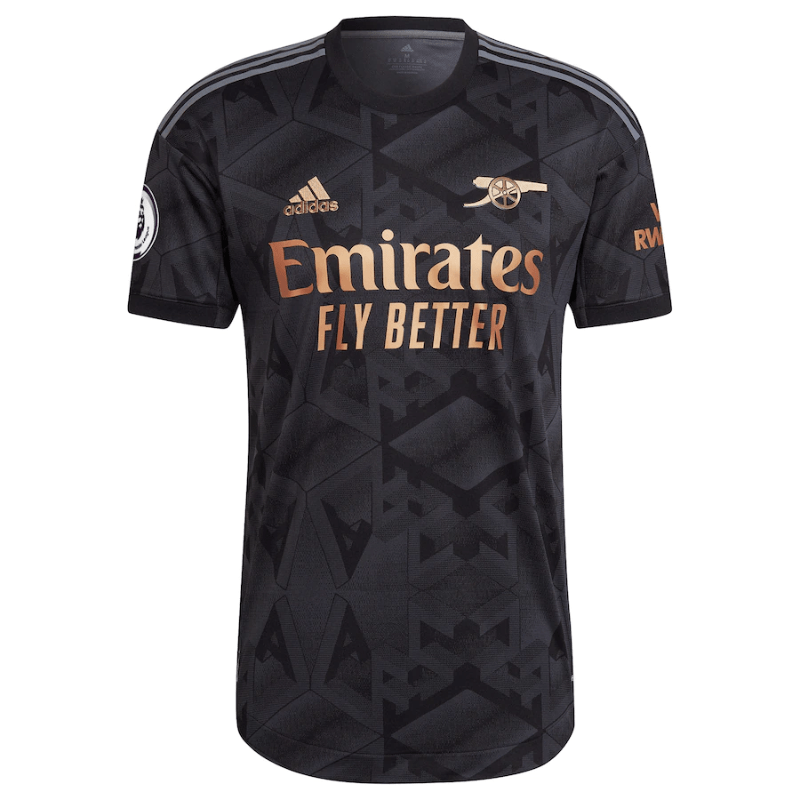 Gabriel Jesus Arsenal 2022/23 Away Player Unisex Jersey - Black - Jersey Teams World