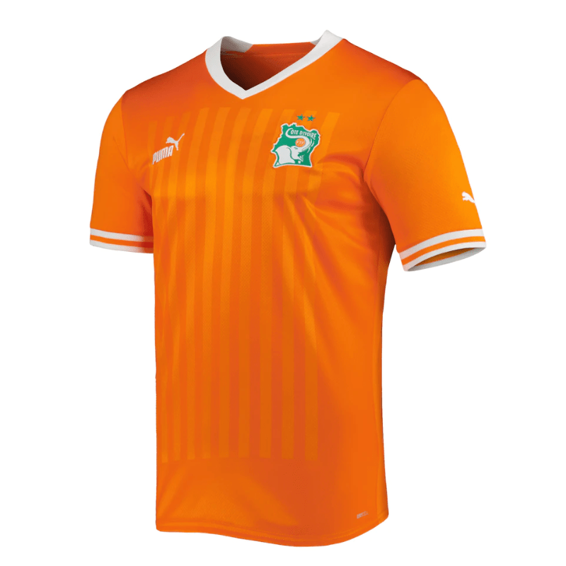 Ivory Coast National Team Shirt 2022/23 Home Custom Jersey - Orange - Jersey Teams World