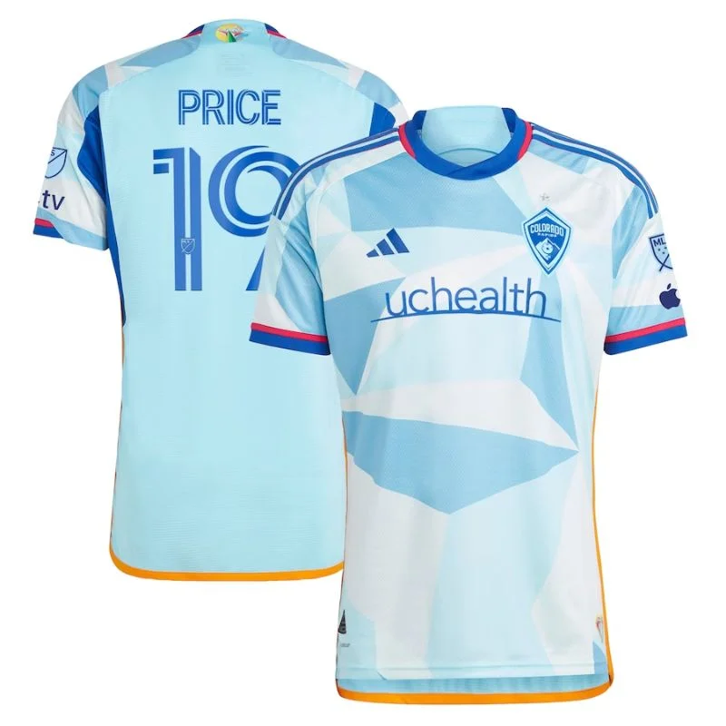 Jack Price Colorado Rapids  Unisex Shirt 2023 New Day Kit - Light Blue - Jersey Teams World