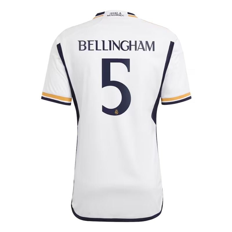 Jude Bellingham Real Madrid 2023/24 Home Jersey - White - Jersey Teams