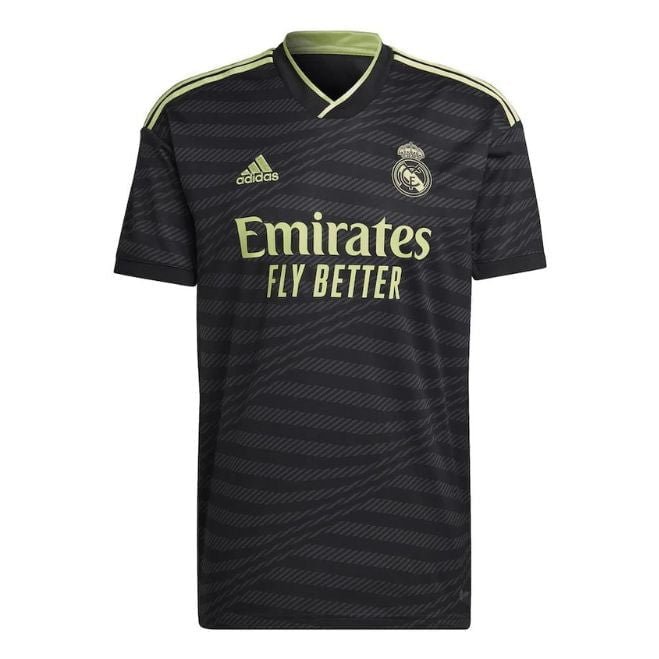 Karim Benzema Real Madrid Unisex Shirt 2022/23 Third Player Jersey - Black - Jersey Teams World