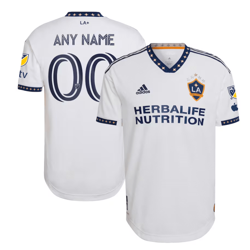 LA Galaxy  Unisex Shirt 2023 Custom Jersey - White - Jersey Teams World