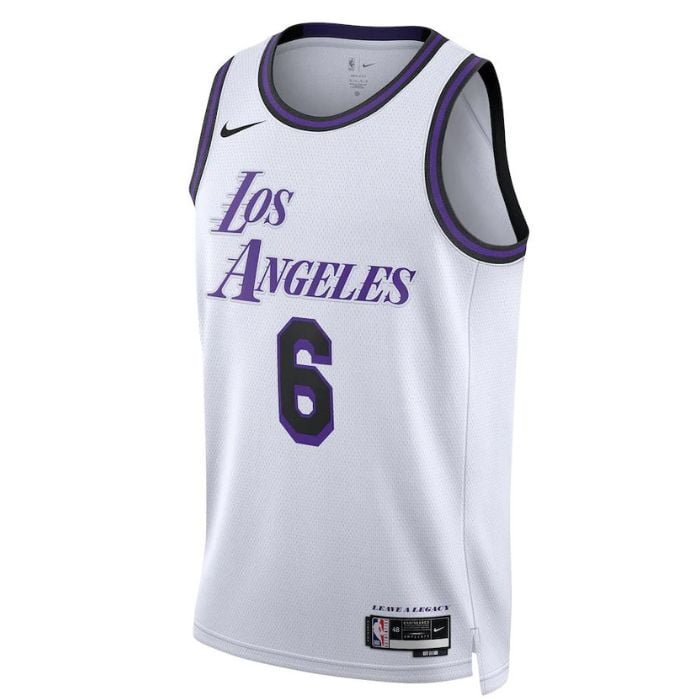 LeBron James Los Angeles Lakers Unisex 2023 Swingman Jersey - City Edition - White - Jersey Teams World